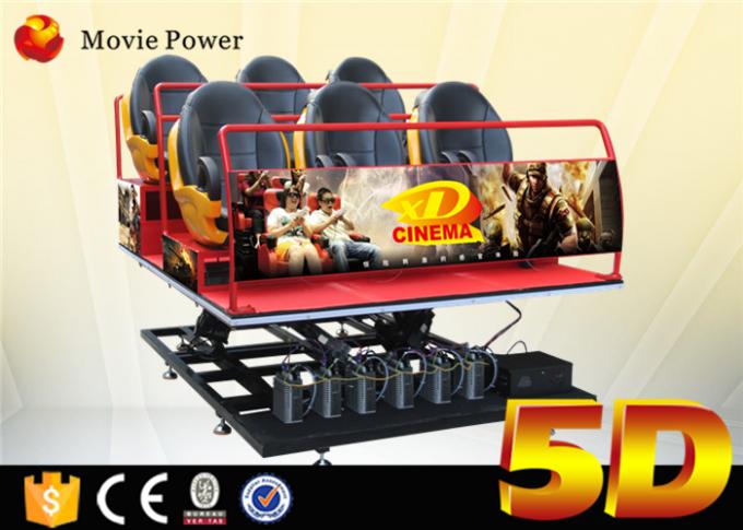 Faites signe 5D l'équipement simulé de cinéma de la salle de cinéma 5D pour le centre commercial 0