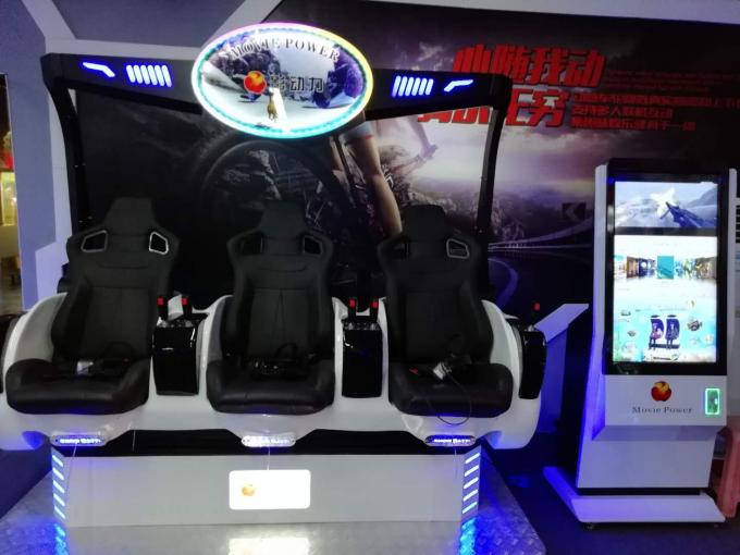 machine à télécommande de jeu du cinéma 3Q VR de réalité virtuelle de sièges de simulateur de 220V 9D 3 1