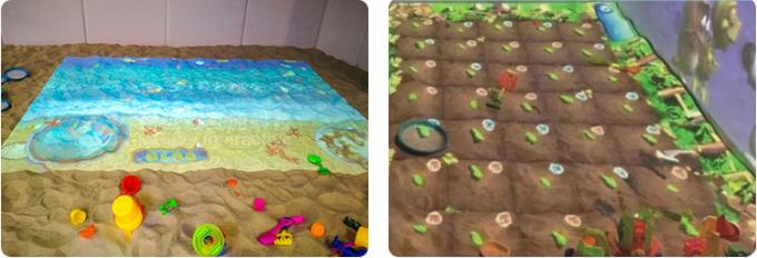 Jeux magiques interactifs de système de projection de plancher d'enfant d'intérieur de terrain de jeu d'enfants 1