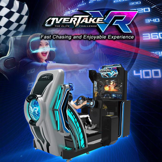 Arcade Game 9d conduisant la machine à jetons de jeux de voiture de course d'enfants de simulateur 0