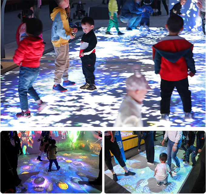 Système de projection d'intérieur de plancher de l'équipement 3d de terrain de jeu de jeux d'enfants 1