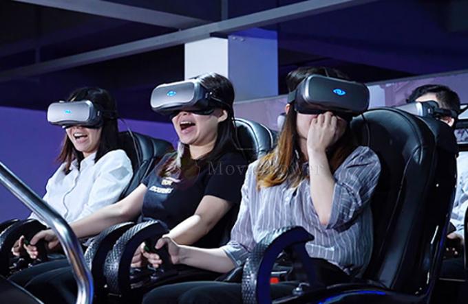 Équipement de jeu de réalité virtuelle de Seaters 9D de l'amusement 6 de montagnes russes 1