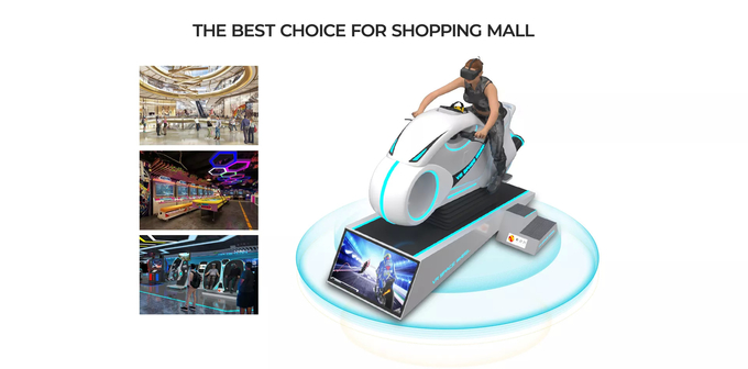 VR emballant la voiture de course Arcade Ride d'automobile de simulateur de mouvement de la voiture de course de jeu du simulateur 9d VR VR 4