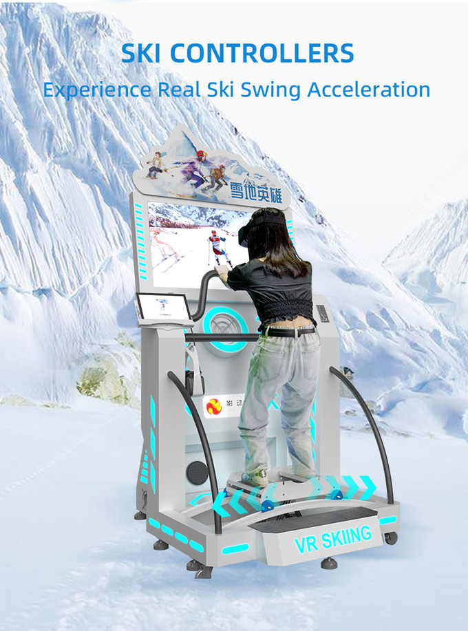 Simulateur de ski en intérieur dynamique 9d Simulateur de snowboard en réalité virtuelle 3