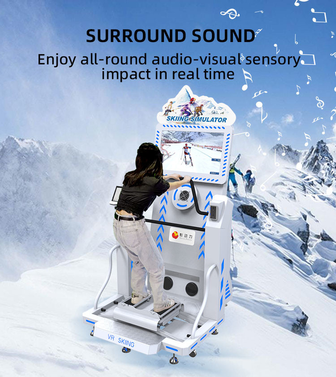 Simulateur de ski en intérieur dynamique 9d Simulateur de snowboard en réalité virtuelle 4