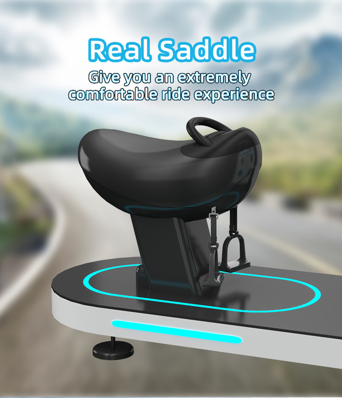 Simulateur de réalité virtuelle 1 joueur 9D Cavalier VR Machine de jeu 3
