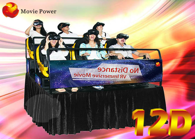 simulateur de cinéma de réalité virtuelle de 7D 9D 12D avec le système dynamique électrique de 3 DOF 0