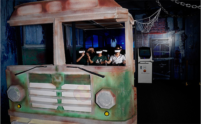 simulateur fantomatique de jeu de film d'horreur de cinéma de la réalité virtuelle 9D pour le parc d'attractions 2