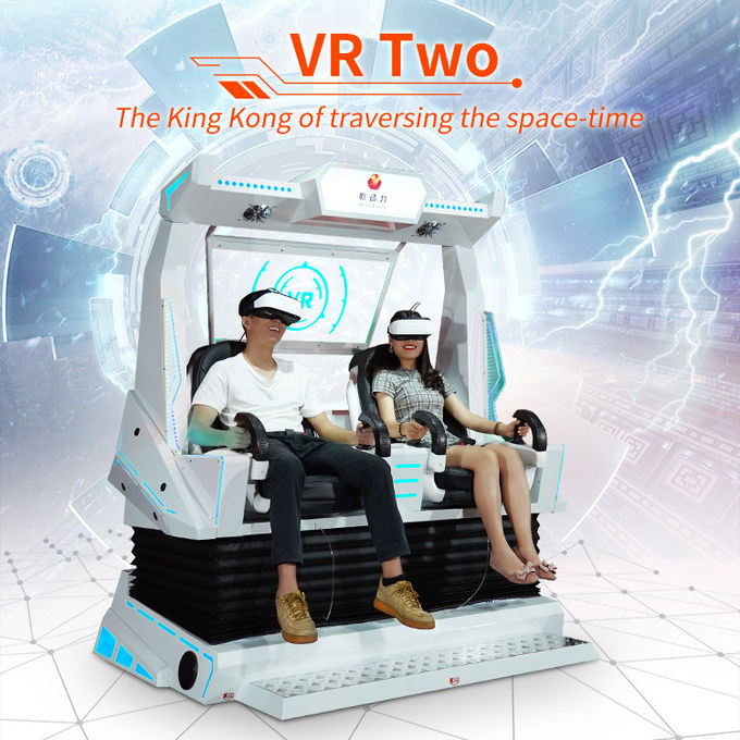 Le cinéma 2 de l'effet dynamique 9D VR de petite entreprise pose la machine de réalité virtuelle 0
