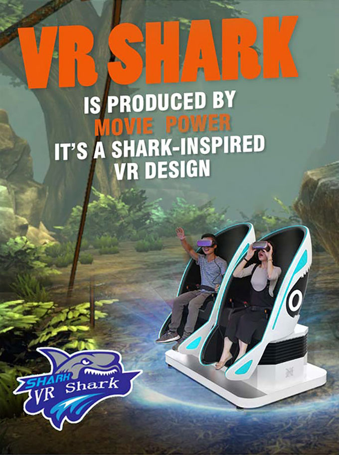 Le produit 2 de parc d'Amusent de réalité virtuelle pose le simulateur de cinéma de chaise de Vr des oeufs 9d 0