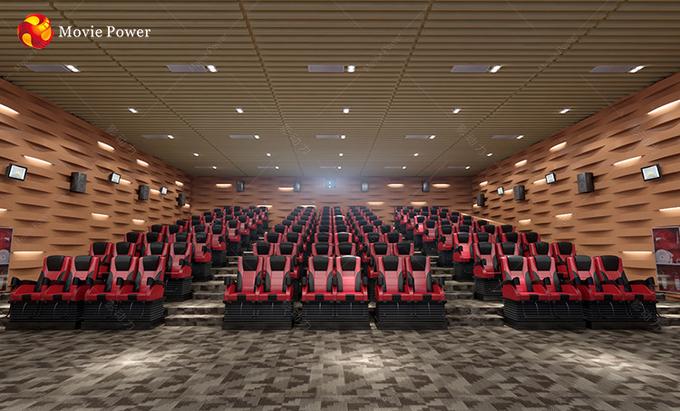 Chaises interactives de pièce de cinéma de mouvement de chaise électrique du théâtre 5d de divertissement 0